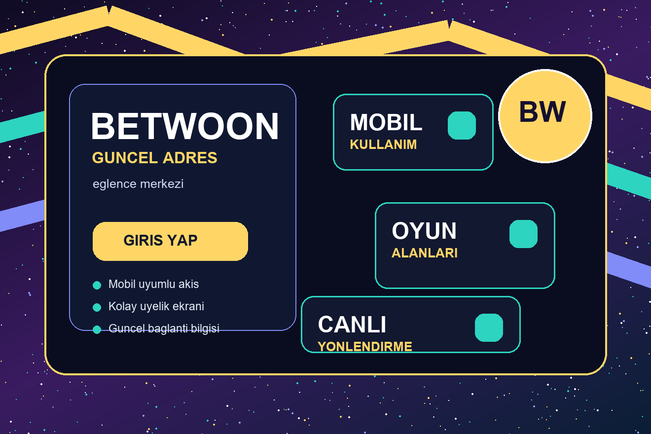 Betwoon güncel giriş ve mobil oyun platformu görseli